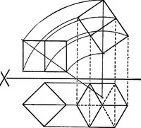 An illustration from Descriptive geometry (1918)