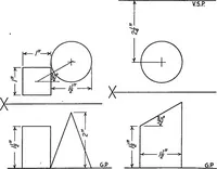 An illustration from Descriptive geometry (1918)