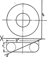 An illustration from Descriptive geometry (1918)