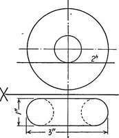 An illustration from Descriptive geometry (1918)