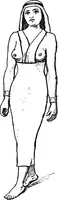 An illustration from The heritage of dress; being notes on the history and evolution of clothes (1908)