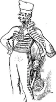 An illustration from The heritage of dress; being notes on the history and evolution of clothes (1908)
