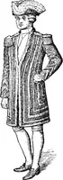 Picture 100 of 160 from The heritage of dress; being notes on the history and evolution of clothes (1908), leaf 189