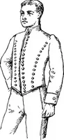 An illustration from The heritage of dress; being notes on the history and evolution of clothes (1908)