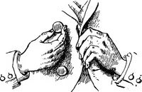 An illustration from The heritage of dress; being notes on the history and evolution of clothes (1908)