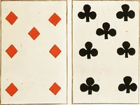 An illustration from A descriptive catalogue of playing and other cards in the British museum, accompanied by a concise general history of the subject and remarks on cards of divination and of a politico-historical character (1876)