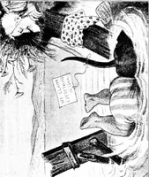An illustration from Presidential nominations and elections; a history of American conventions, national campaigns, inaugurations and campaign caricature, with numerous illustrations (1916)