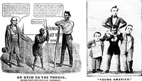 Picture 24 of 42 from Presidential nominations and elections; a history of American conventions, national campaigns, inaugurations and campaign caricature, with numerous illustrations (1916), leaf 210