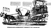 Picture 27 of 42 from Presidential nominations and elections; a history of American conventions, national campaigns, inaugurations and campaign caricature, with numerous illustrations (1916), leaf 228
