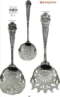 Picture 82 of 112 from Georgian: a pattern of spoons, forks and all other pieces of table flat ware is fully shown in this book, in which is also given an account of the chief events of the war of the revolution and the acts of oppression which preceded and provoked it... (1906), leaf 71