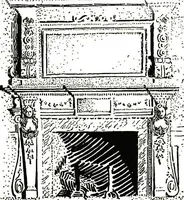An illustration from Georgian: a pattern of spoons, forks and all other pieces of table flat ware is fully shown in this book, in which is also given an account of the chief events of the war of the revolution and the acts of oppression which preceded and provoked it... (1906)