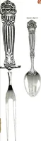 Picture 110 of 112 from Georgian: a pattern of spoons, forks and all other pieces of table flat ware is fully shown in this book, in which is also given an account of the chief events of the war of the revolution and the acts of oppression which preceded and provoked it... (1906), leaf 93