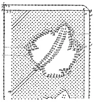 An illustration from Church lace : being eight ecclesiastical patterns in pillow-lace (1920)