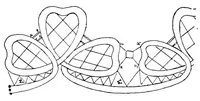 Picture 4 of 19 from The art of bobbin lace : a practical text book of workmanship in antique and modern lace including Geneoese, point de flandre bruges guipure, duchesse, Honiton, "raised" Honiton, applique, and Bruxelles : also how to clean and repair valuable lace, etc. (1911), leaf 47