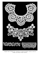 An illustration from Supplement to The art of bobbin lace : a practical text book of workmanship in antique and modern bobbin lace : including Venetian, Milanese, Genoese, guipure, Flemish, Honiton, duchesse, and Brussels : also several rare stitches and fillings for various lace (1911)