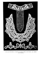 An illustration from Supplement to The art of bobbin lace : a practical text book of workmanship in antique and modern bobbin lace : including Venetian, Milanese, Genoese, guipure, Flemish, Honiton, duchesse, and Brussels : also several rare stitches and fillings for various lace (1911)