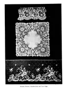 An illustration from Supplement to The art of bobbin lace : a practical text book of workmanship in antique and modern bobbin lace : including Venetian, Milanese, Genoese, guipure, Flemish, Honiton, duchesse, and Brussels : also several rare stitches and fillings for various lace (1911)