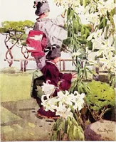 An illustration from The flowers and gardens of Japan (1908)