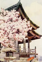 An illustration from The flowers and gardens of Japan (1908)