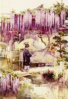 An illustration from The flowers and gardens of Japan (1908)