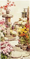 An illustration from The flowers and gardens of Japan (1908)
