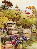 An illustration from The flowers and gardens of Japan (1908)