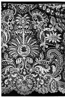 An illustration from Old lace : a handbook for collectors : an account of the different styles of lace, their history, characteristics & manufacture (1908)