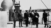 An illustration from The flight across the Atlantic (1919)