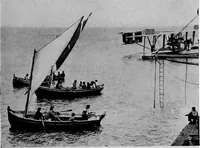 An illustration from The flight across the Atlantic (1919)