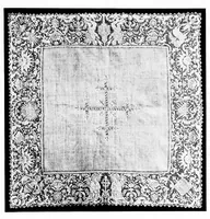 An illustration from Collection of antique laces and brocades of Max Littwitz (1900)