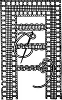 Picture 12 of 77 from The Priscilla Battenberg and point lace book; a collection of lace stitches with working directions for braid laces (1912), leaf 10