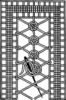 Picture 22 of 77 from The Priscilla Battenberg and point lace book; a collection of lace stitches with working directions for braid laces (1912), leaf 17