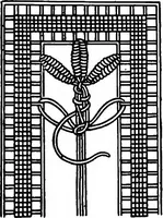 Picture 24 of 77 from The Priscilla Battenberg and point lace book; a collection of lace stitches with working directions for braid laces (1912), leaf 19