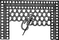 Picture 30 of 77 from The Priscilla Battenberg and point lace book; a collection of lace stitches with working directions for braid laces (1912), leaf 22