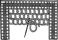 Picture 33 of 77 from The Priscilla Battenberg and point lace book; a collection of lace stitches with working directions for braid laces (1912), leaf 24