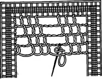 Picture 34 of 77 from The Priscilla Battenberg and point lace book; a collection of lace stitches with working directions for braid laces (1912), leaf 24
