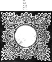 An illustration from The Priscilla Battenberg and point lace book; a collection of lace stitches with working directions for braid laces (1912)