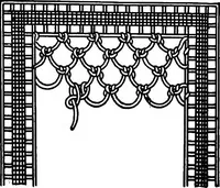 Picture 50 of 77 from The Priscilla Battenberg and point lace book; a collection of lace stitches with working directions for braid laces (1912), leaf 31