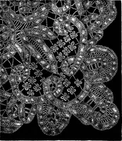 An illustration from The Priscilla Battenberg and point lace book; a collection of lace stitches with working directions for braid laces (1912)