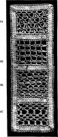 An illustration from The Priscilla Battenberg and point lace book; a collection of lace stitches with working directions for braid laces (1912)