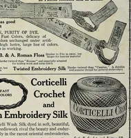 An illustration from The Priscilla Battenberg and point lace book; a collection of lace stitches with working directions for braid laces (1912)