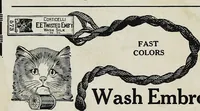 An illustration from The Priscilla Battenberg and point lace book; a collection of lace stitches with working directions for braid laces (1912)