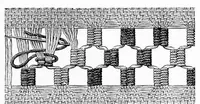 An illustration from Drawn thread work. 1st series (1900)