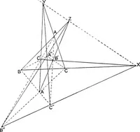 An illustration from An elementary treatise on modern pure geometry (1893)
