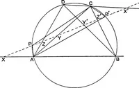 An illustration from An elementary treatise on modern pure geometry (1893)