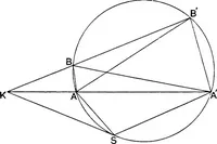 An illustration from An elementary treatise on modern pure geometry (1893)