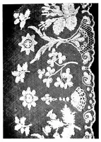 An illustration from Lace-making in the Midlands : past and present (1900)