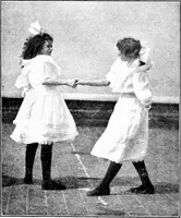 An illustration from Folk-dances and singing games; Dances of the people (1909)