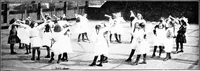 An illustration from Folk-dances and singing games; Dances of the people (1909)
