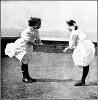 An illustration from Folk-dances and singing games; Dances of the people (1909)